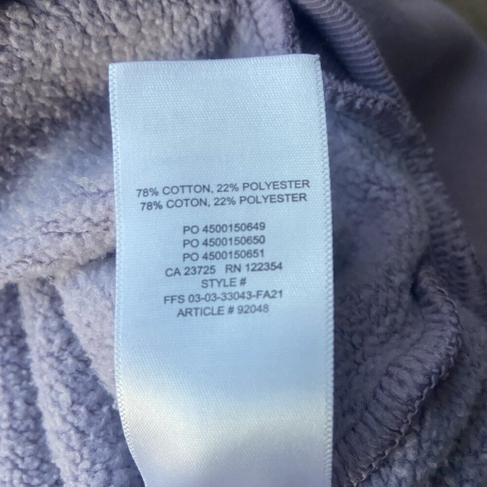 TNA Cozy Fleece Perfect 1/4 Zip Sweatshirt Cropped Size M - Picture 5 of 6